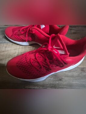Nike Men's Red Athletic Sneakers